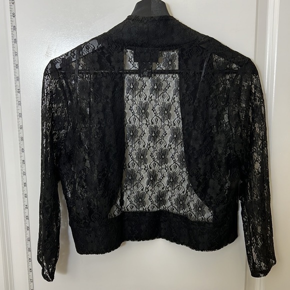 Nina Leonard Lace Cover Up - Picture 2 of 4